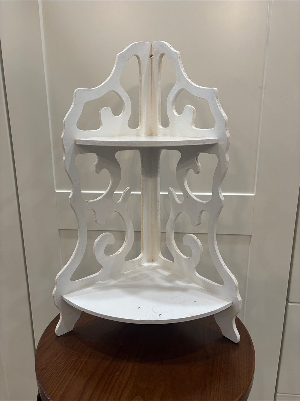 White Decorative Corner Wall Shelf - Home Wall Decor